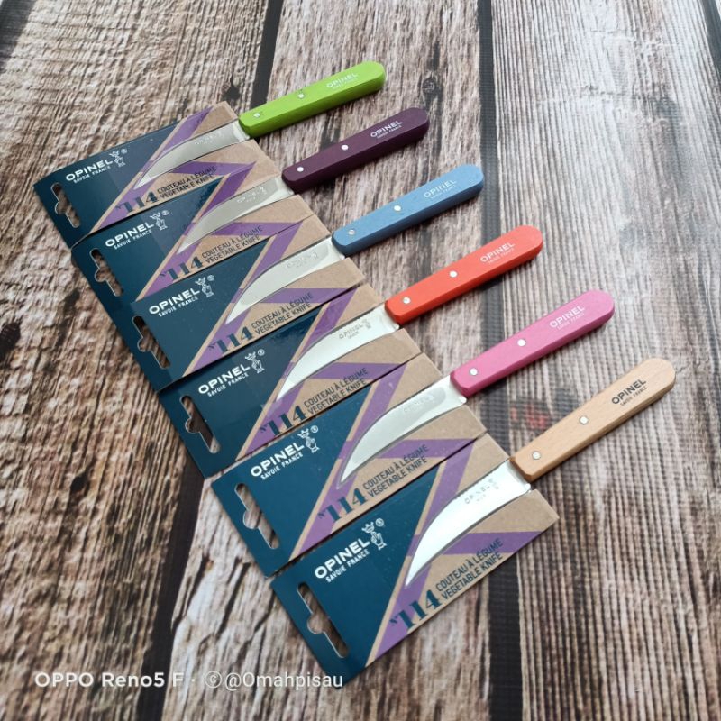 opinel N°114 vegetable knife pisau ukir buah okulasi cangkok original france
