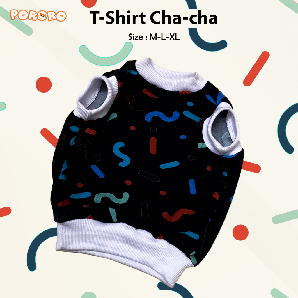 Pororo - Baju Kucing T-shirt Kucing Murah Lucu Motif Chacha