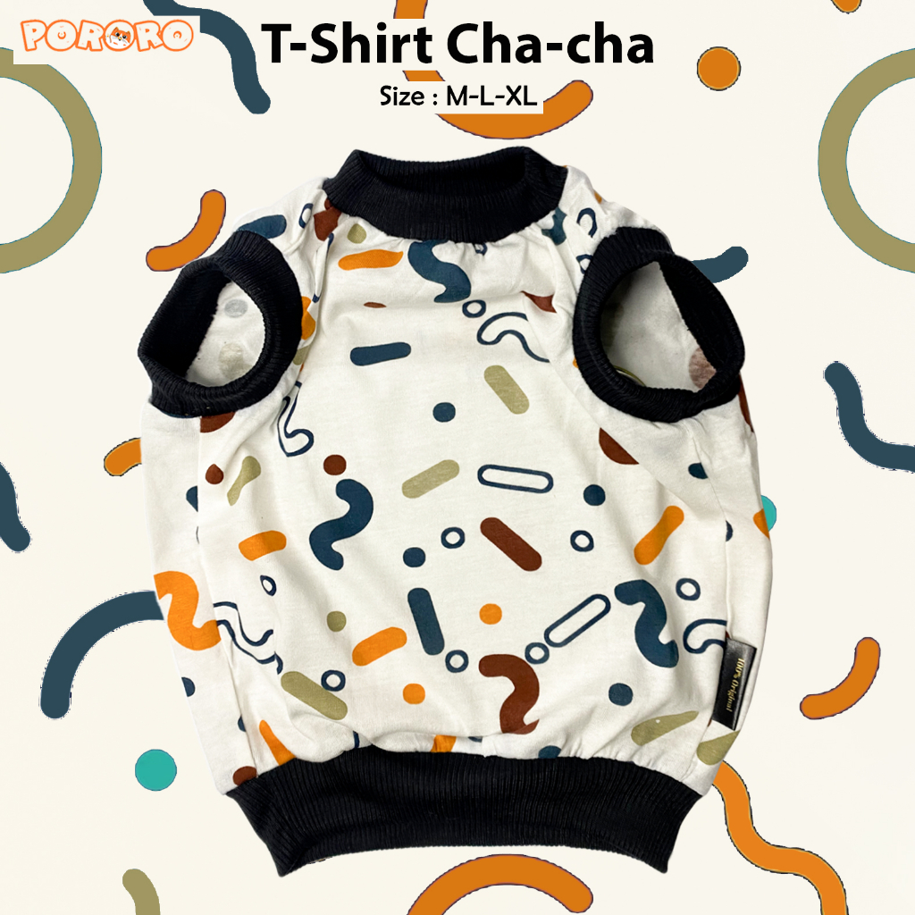 Pororo - Baju Kucing T-shirt Kucing Murah Lucu Motif Chacha