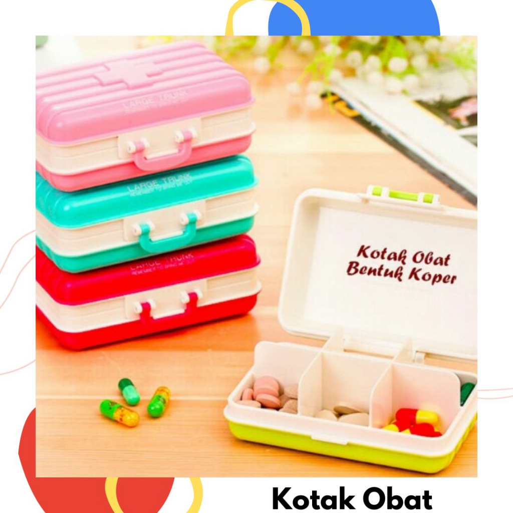 KOTAK OBAT KOTAK OBAT BENTUK KOPER KOTAK OBAT MINIWADAH OBAT KOTAK OBAT TRAVEL KOTAK OBAT KEKINIAN K