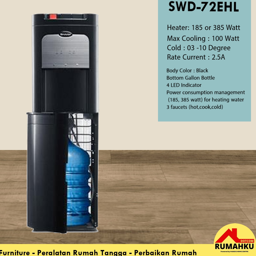 DISPENSER GALON BAWAH SHARP - DISPENSER SHARP - SWD72EHL -SHARP