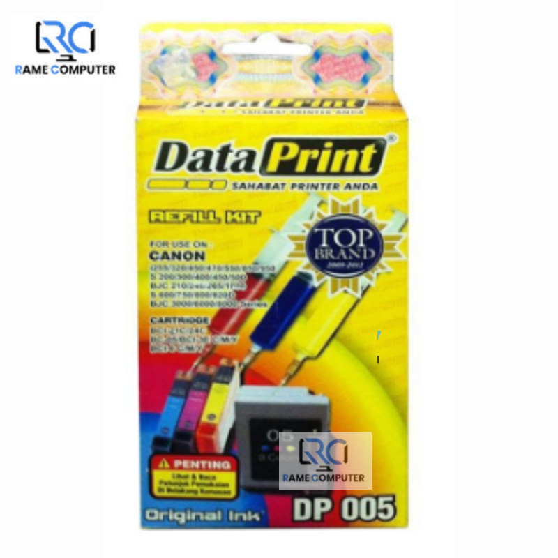 Dataprint refill kit tinta suntik printer canon DP005 Data Print 005 Warna