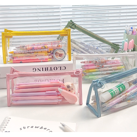 

[READY STOCK] KOTAK PENSIL TRANSPARANT / PENCIL CASE TRANSPARANT / STORAGE BAG TRANSPARANT / KOTAK PENSIL IMPORT