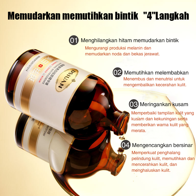 Pemutih wajah Serum pemutih wajah Night whitening salep flek hitam Penghilang flek hitam Salep Flek Hitam Melasma 100ML Secara efektif mengatasi flek hitam dan kulit hitam/Memutihkan kulit，memperbaiki kulit