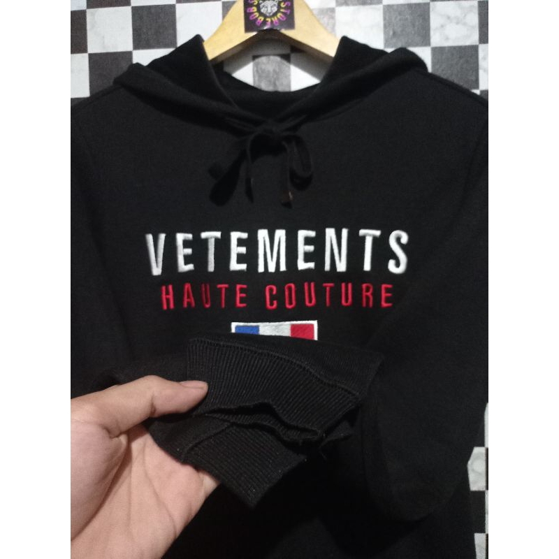 (PROMO) Hoodie VETEMENTS Black - FASHION KOREAN
