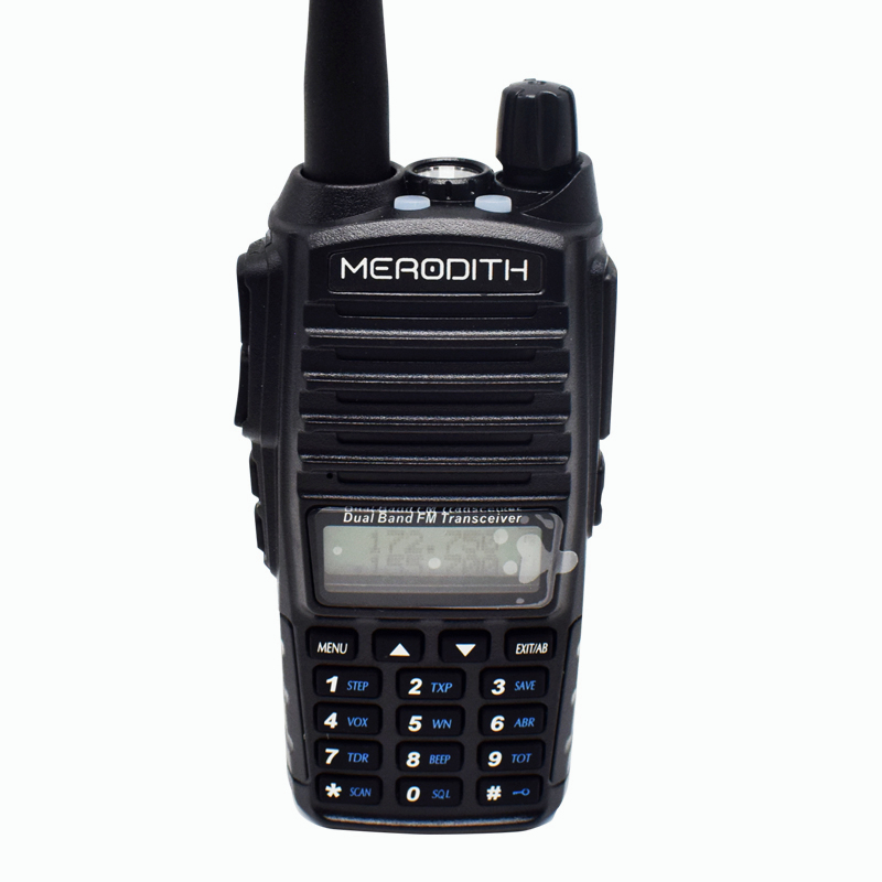 HT MERODITH UV82 Handy Talky UV-82 Dual Band (VHF/UHF)  Walky Talky 128 Channels Walkie Talkie Portable 1PCS