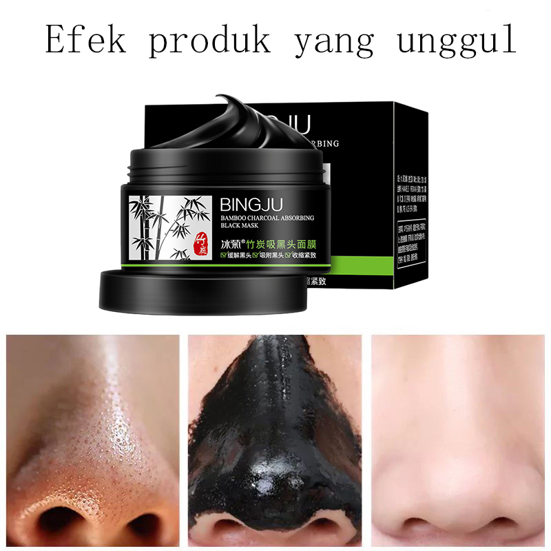 Pembersih komedo hidung Penghilang komedo Pencabut Komedo Komedo hidung 120g Hapus Komedo/Mengencangkan pori-pori/Warna kulit membaik/Terhidrasi dan lembab