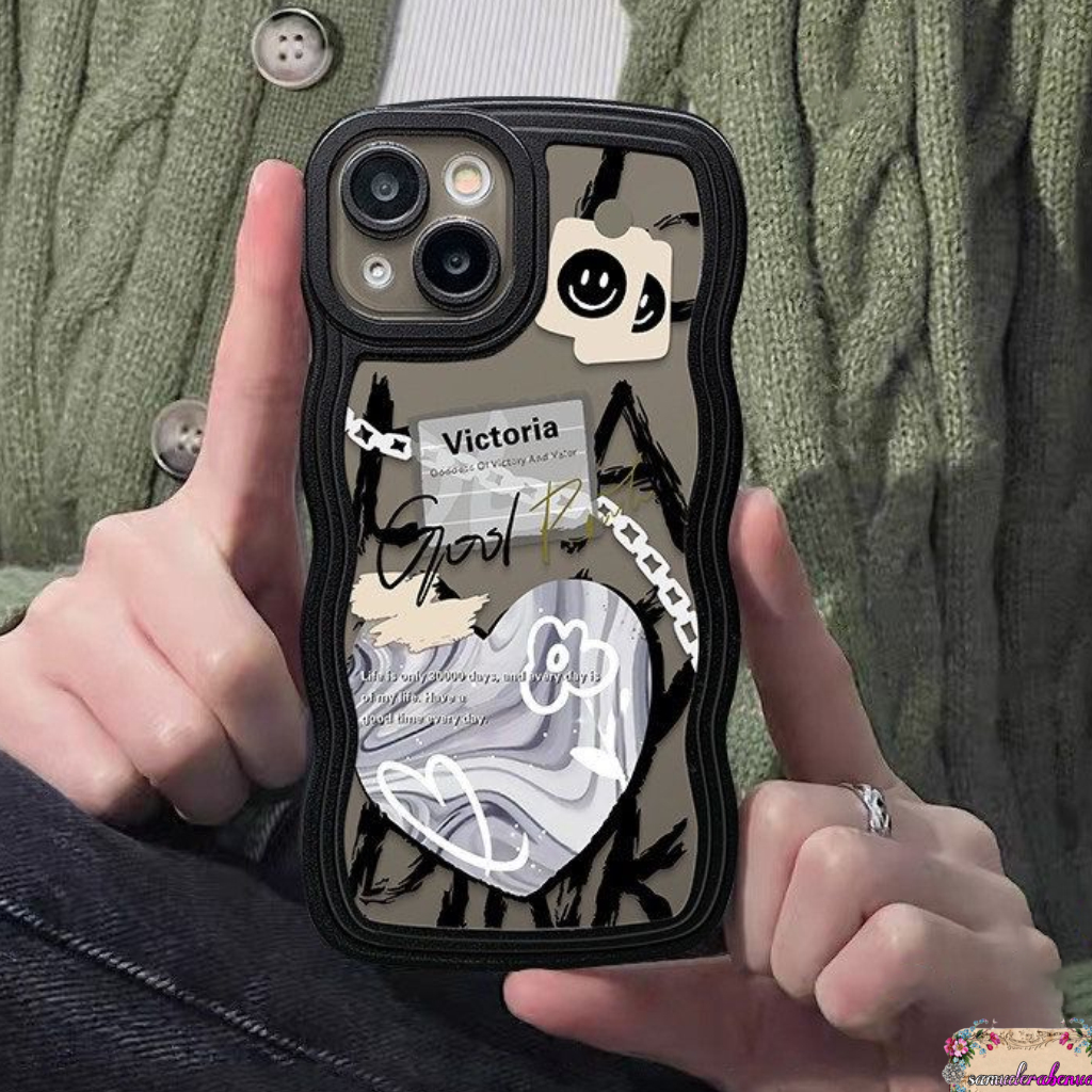 SS814 SOFTCASE TPU FASHION LOVE GRAFITI FOR IPHONE 6 6+ 7 8 7+ 8+ X XS MAX XR 11 12 13 14 PRO MAX SB5117