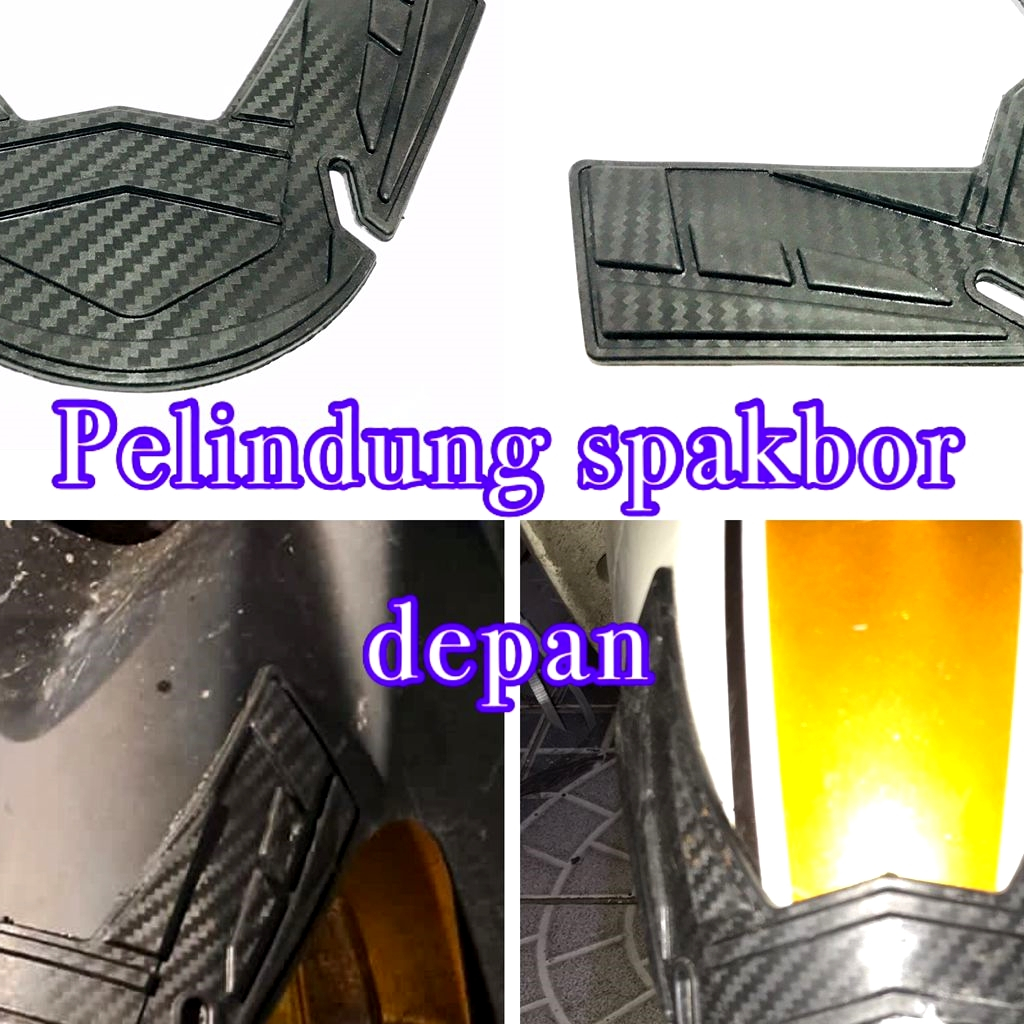 PELINDUNG SPAKBOR DEPAN UNIVERSAL ALL MOTOR FRONT FENDER PROTECTOR UNIVERSAL ALL MOTOR PCX NMAX ADV LEXI GSX NINJA CBR CB150R VERZA MEGAPRO SCOPIO VIXION VARIO 159 VARIO 160 LEXI AEROX FREEGO VESPA SCOOPY FINO FAGGIO MX THUNDER XMAX TMAX DLL ALL MOTOR