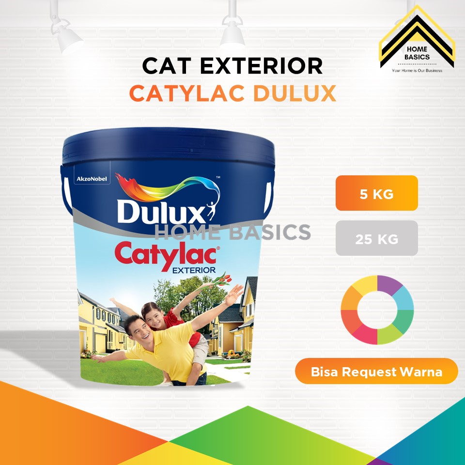 Cat Tembok Exterior Catylac Dulux 5 Kg / Cat Dinding Air