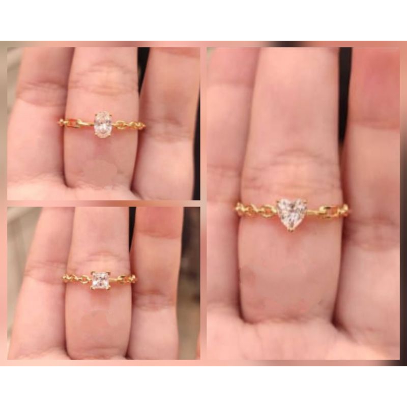 CINCIN EMAS ASLI SOLITARE KADAR 300/6KARAT