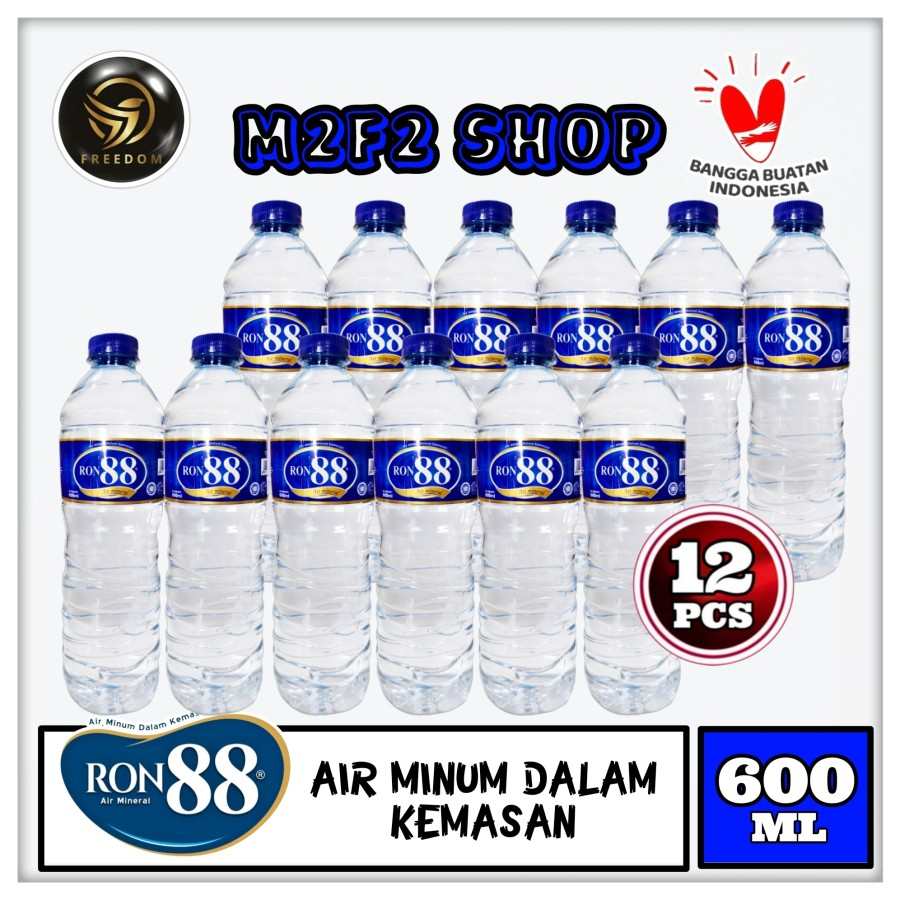 

Air Mineral Ron 88 Elite Tanggung Botol Pet - 600 ml (Kemasan 12 Pcs)
