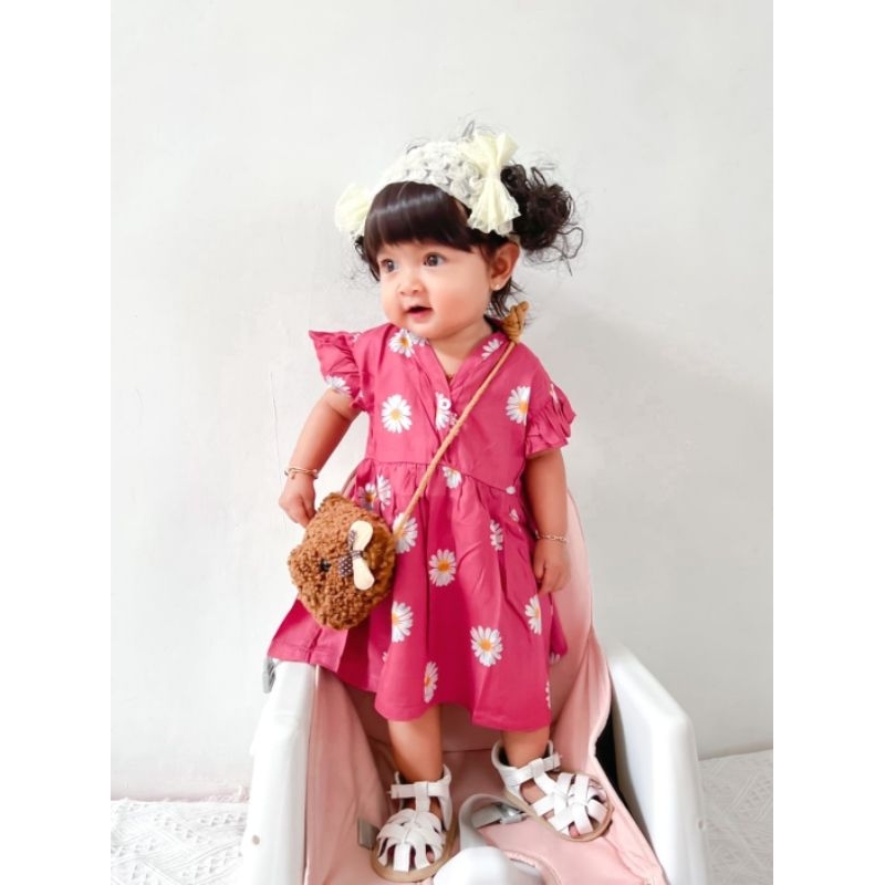 Baju Bayi Perempuan &quot;Callia Dress&quot; usia 0-22 bulan