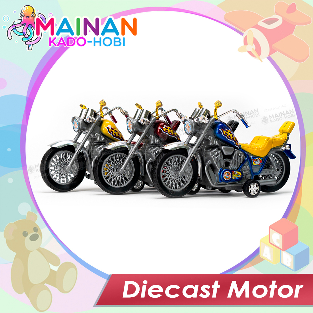 KADO ULANG TAHUN ANAK MAINAN MINIATUR DIECAST MOTOR BALAP MOTORCYCLE RACING