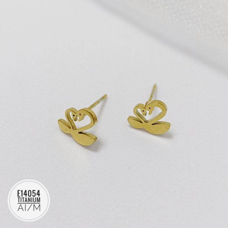 Anting titanium stud variasi simple E14054