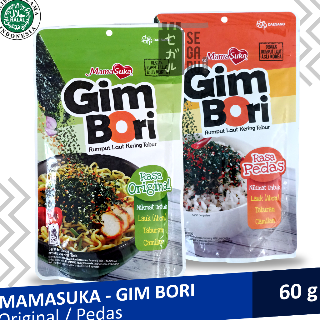 Mamasuka Gim Bori Halal 60 gr