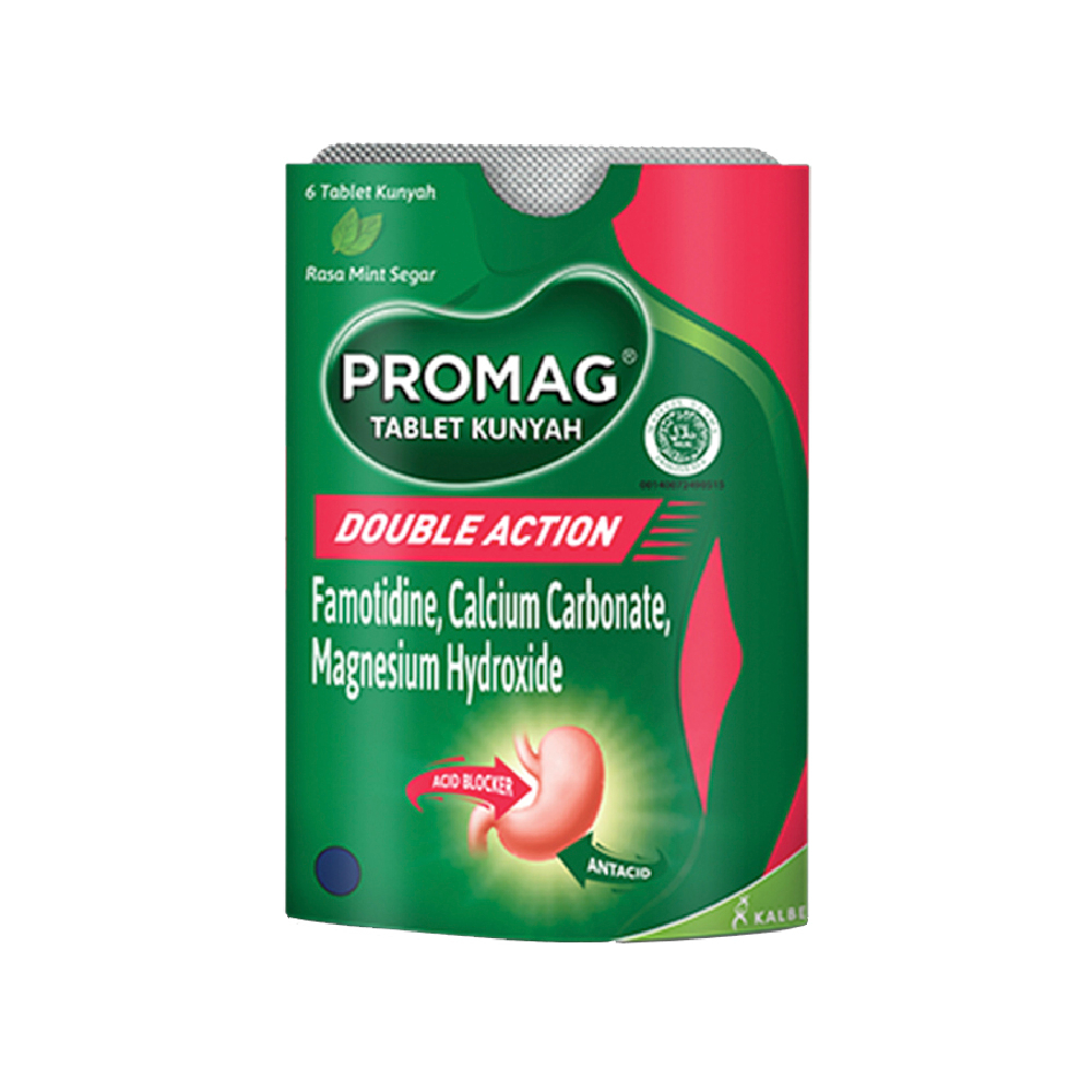 Promag Tablet Obat Maag 2 Box @3 Blister Free Promag Double Action