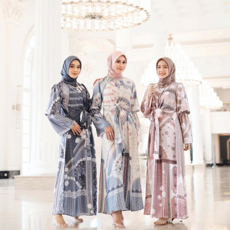 Kain Maxmara Lux motif Dandelion harga per setengah meter