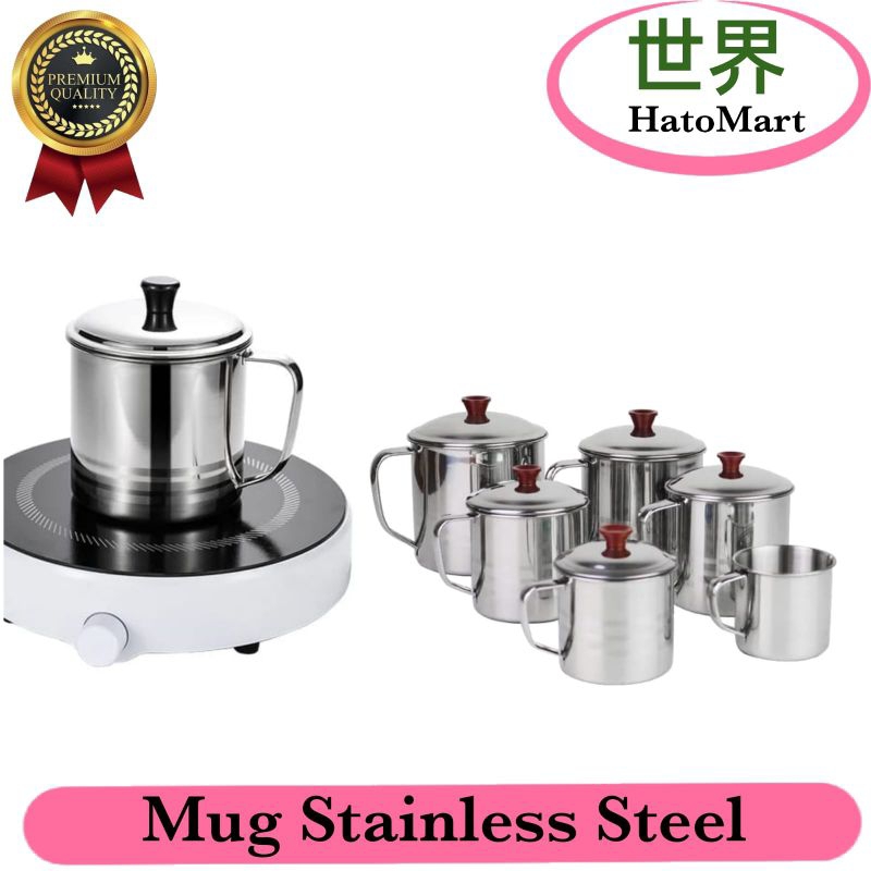 SUBRON - Mug SUBRON 12pcs - Mug Stainless steel - Stainless anti panas