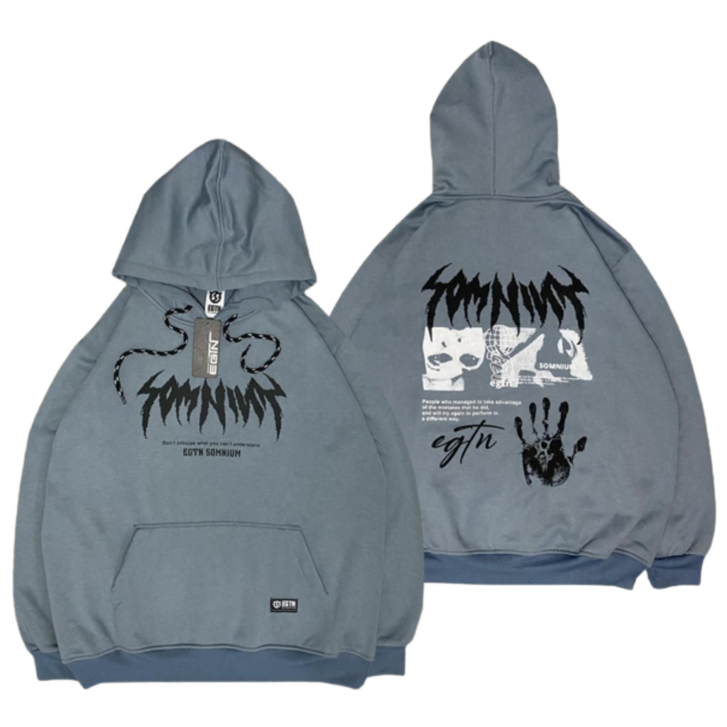 Hoodie Atlas Art EgtnSomnium Original (L XL) Basic Hoodie Pullover Full Motif Premium Distro Hoodie 