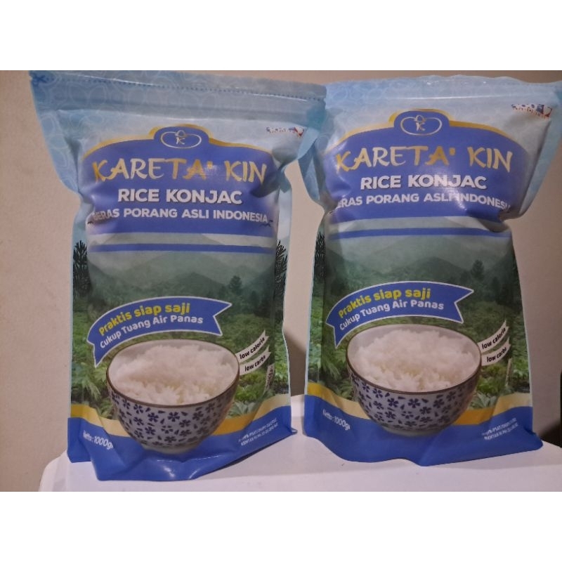 

BERAS SHIRATAKI PORANG RICE KONJAC KARETAKIN 2 X 1 Kg