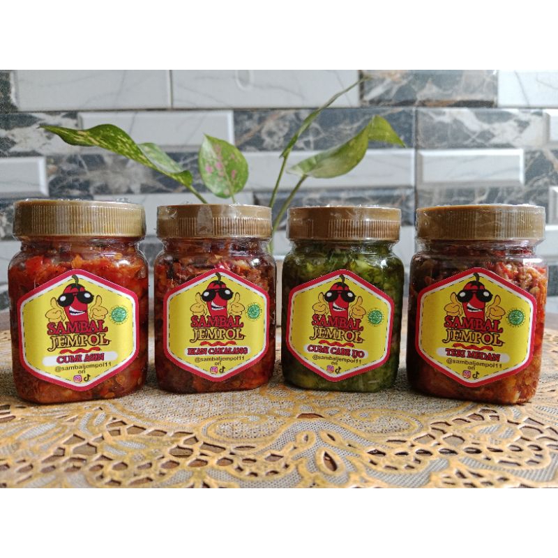 

sambal teri/sambal cumi/sambal ikan cakalang/sambal cumi cabe ijo/ sambal jempol11