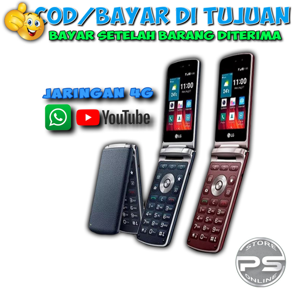 HP LG Wine Smart H410 - HP Lipat Android - Jaringan 4G - HP super mewah - HP sangat langka