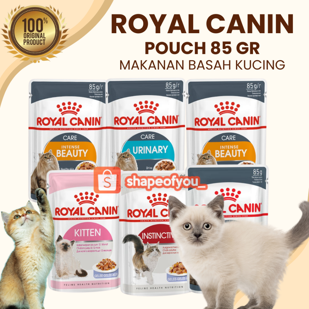 Royal Canin Pouch All varian Wet Cat Food Adult Mother Kitten Makanan Kucing Basah RoyalCanin RC saset