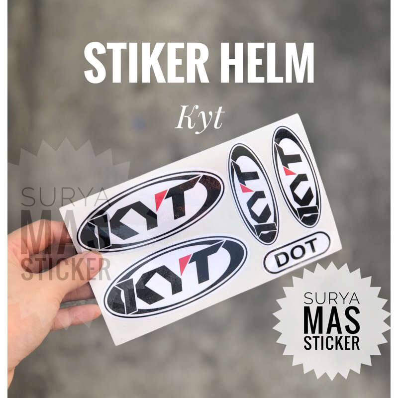 stiker helm kyt print cutt set