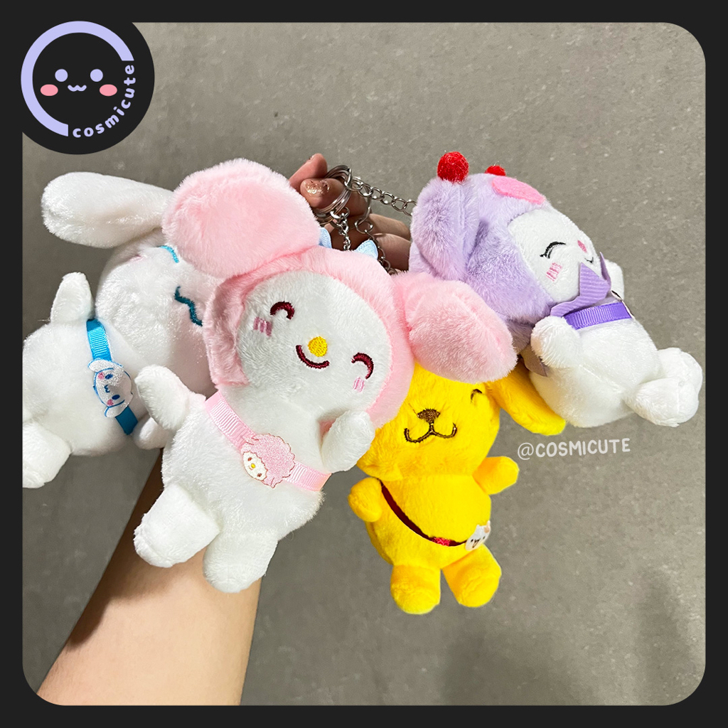 Gantungan Kunci Boneka Premium motif Sanrio / gantungan kunci sanrio / boneka kecil sanrio / gantung