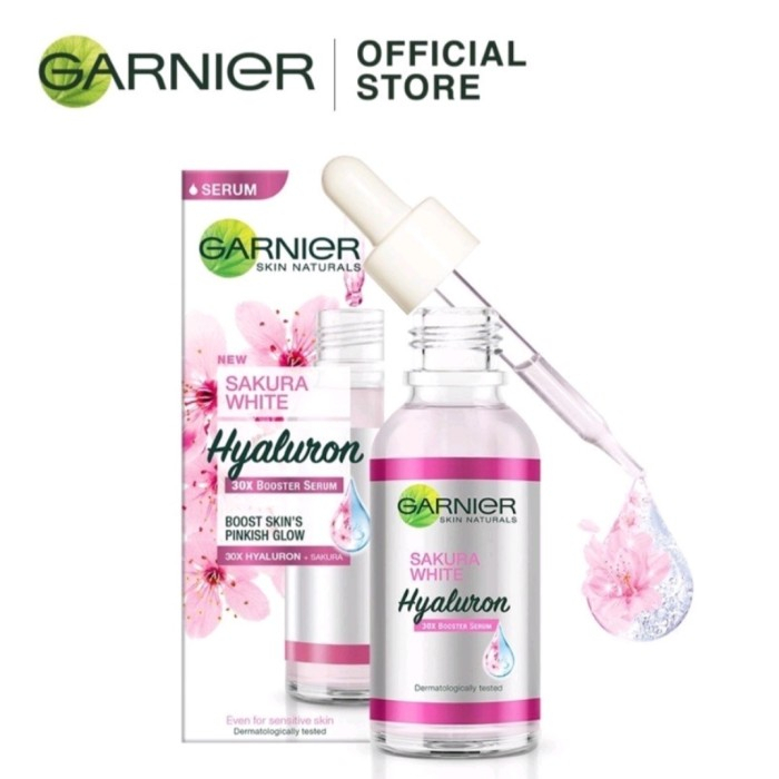 GARNIER SAKURA WHITE BOOSTER SERUM HYALURON SERUM WAJAH SKIN CARE 15ML