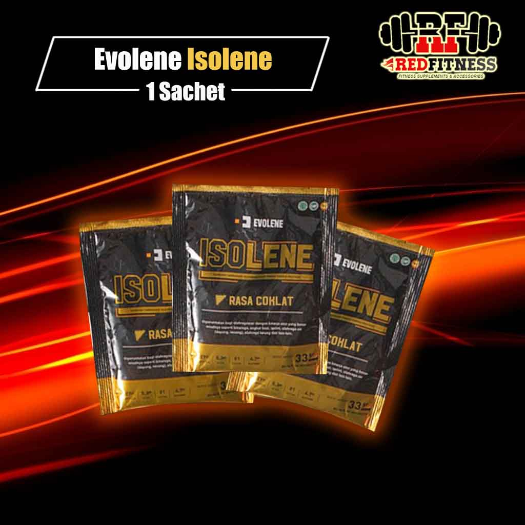 Evolene Isolene Whey Protein Isolate Eceran 1 Sachet / Ecer 1 Serving