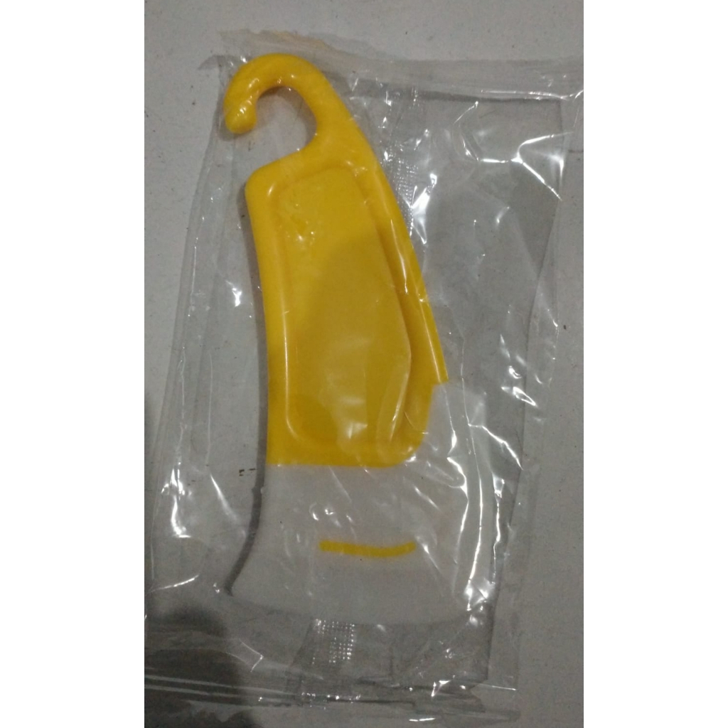 Spatula kuning gantung 16x7cm serokan pembersih piring spatula gantung besar spatula silikon besar