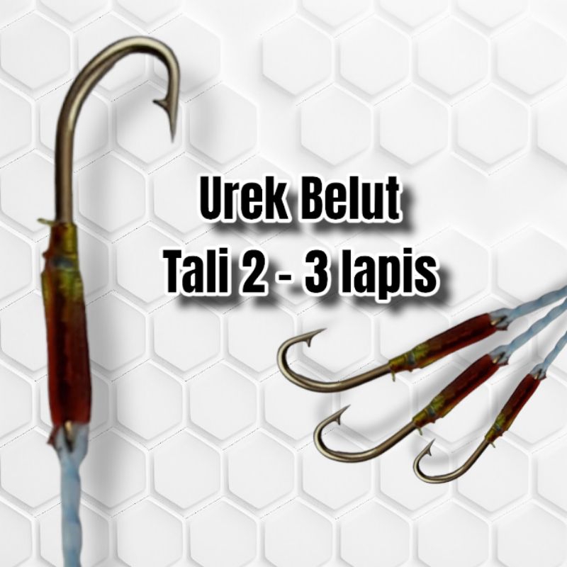 pancing belut sawah baja murah siap pakai kail sidat rawa tali kuat mata kail tajam | model dawala