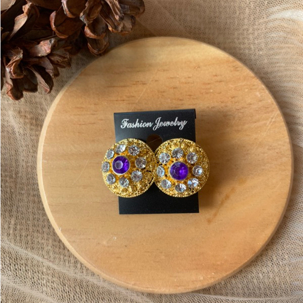 ANTING ALPAKA HANA (model tusukan) / alpaka bali / anting bali