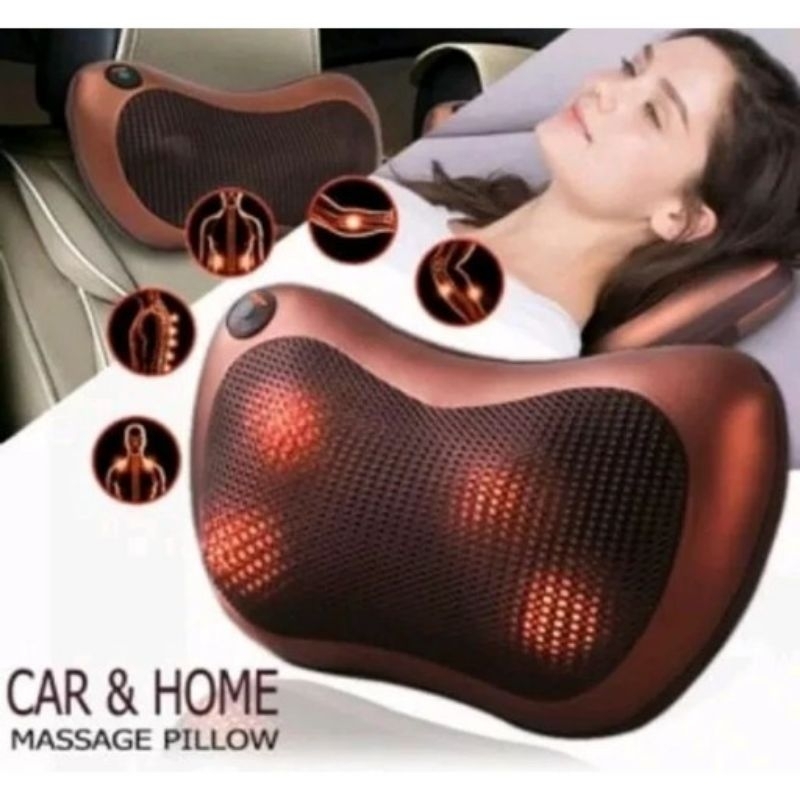 Bantal pijat massage pillow mobil bantal pijat leher punggung NON DUS ASLI