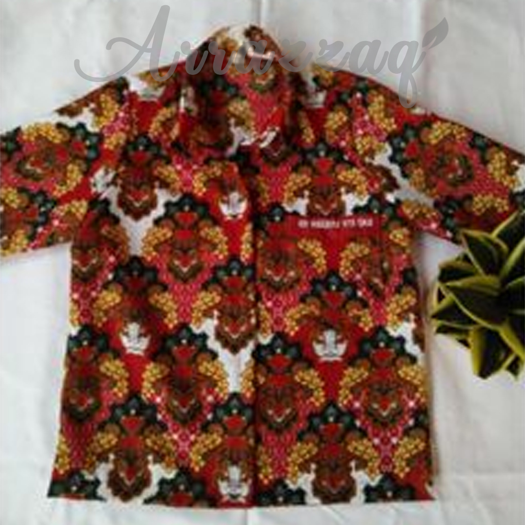 baju batik sd
