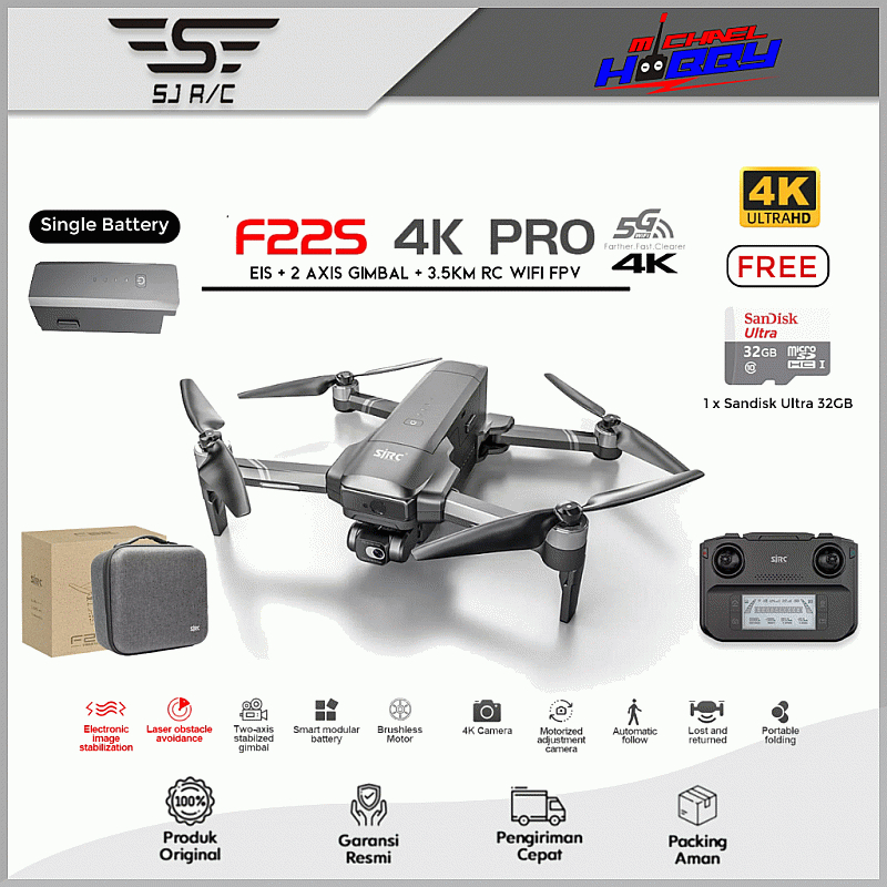 SJRC F22S PRO 4 K