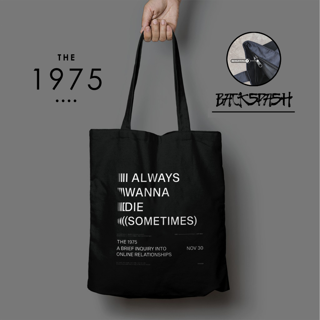 Tas Totebag The 1975 Band Pria Wanita Hit - THE 1975