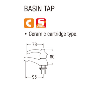 SAN EI Y50JSX original kran wastafel cuci tangan Y 50 JSX