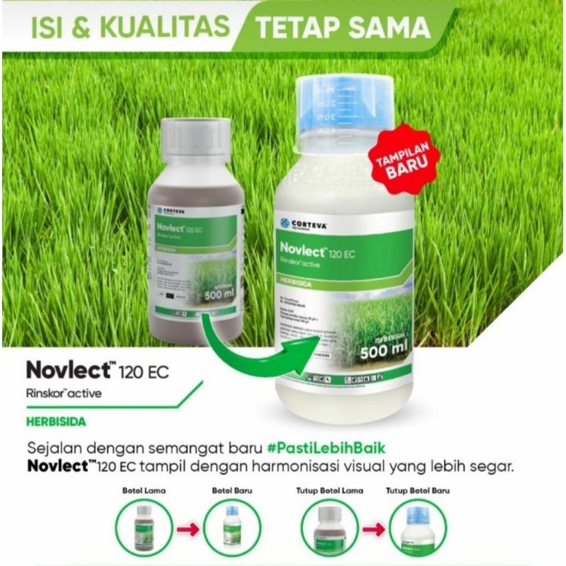 HERBISIDA NOVLECT 120 EC 500 ML PENGENDALI GULMA PADI