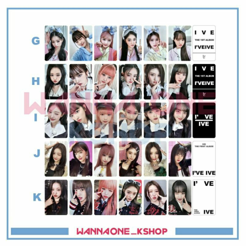 photocard IVE I'VE POB