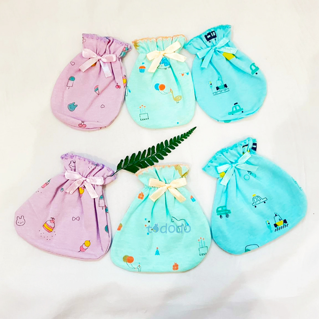 Set Sarung Tangan &amp; Kaki Karet Bayi Ichigo - Mittens Booties 1psg