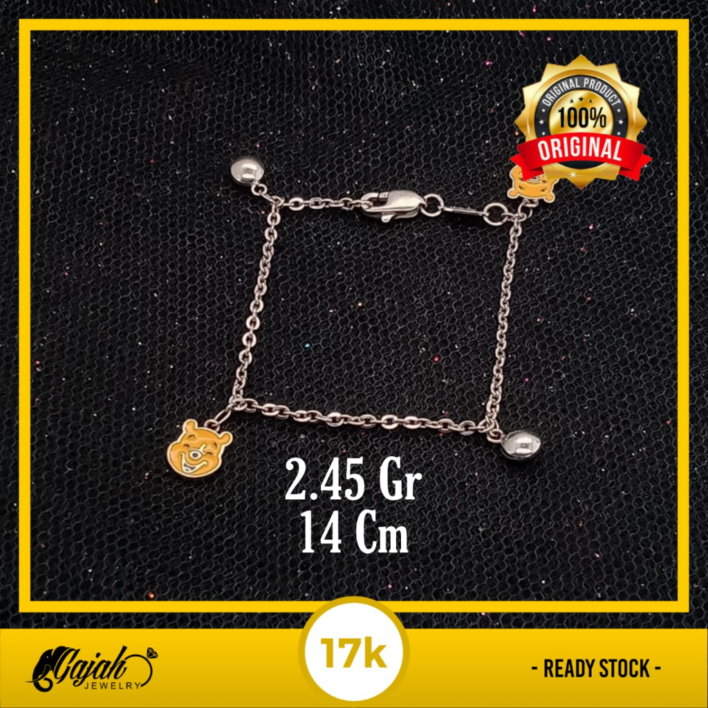 Gelang Anak Emas 17K - 2.45 Gr Kadar 750 - 4822