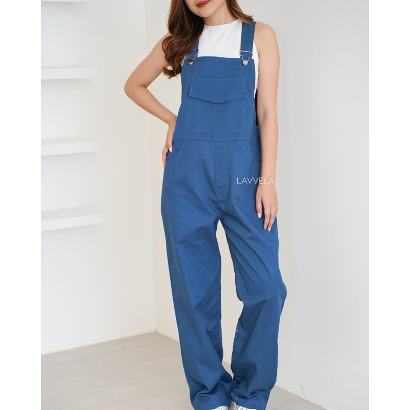 LAVVELA MANHATAN BAJU KODOK JUMPSUIT OVERALL PLAYSUITS