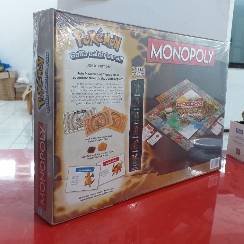 MONOPOLY POKEMON : JOHTO EDITION BOARD GAME