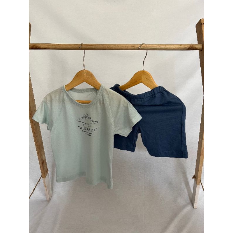 MN Kyoryu set 2 Pieces (from Japan / Jepang) baju rumah / baju santai / baju tidur / baju main anak 