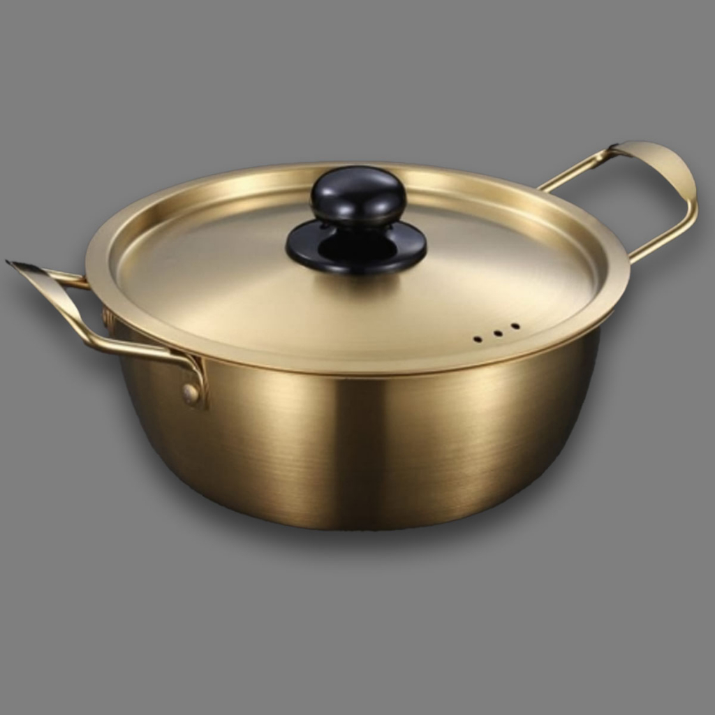 Nexxio Panci Ramen korea / Panci Noodle Korean Stainless / Panci Ramen Gold / Panci Ramyun KoreaPremium / Korea Noodle Pot Gold