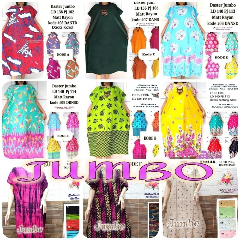BALIKPAPAN Daster Rayon Jumbo