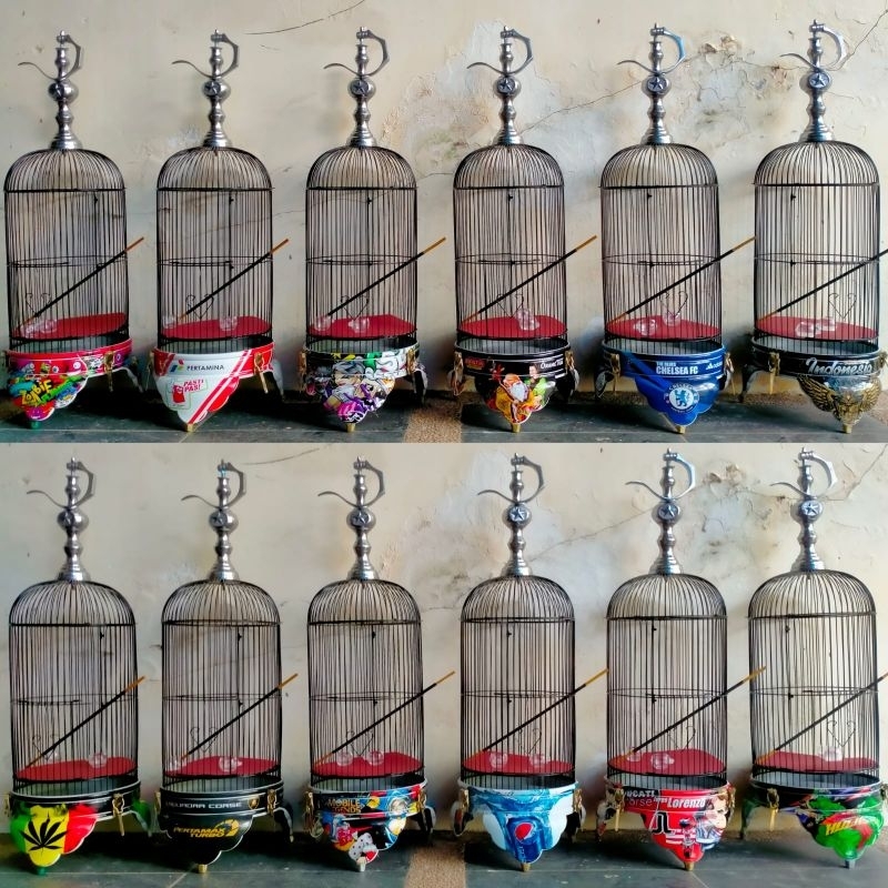 HELOPET SANGKAR PLECI DECAL STIKER TEBOK PVC KLEM KOPER